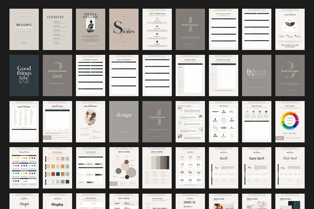 Brand Creator Workbook, a Brochure Template by Imagination Area (Photo 10 of 10)