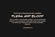 BRAVEHEART | a soulful display font, a Sans Serif Font by Heart + Soul Studios (Thumbnail 8 of 9)