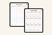 2025 Digital Reading Planner Canva, a Stationery Template by Designmela01 (Thumbnail 6 of 8)