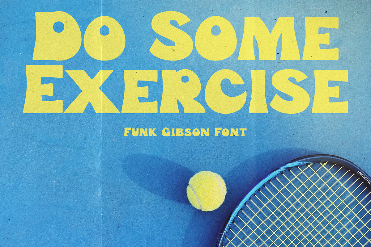 Funk Gibson - Display Font, a Font by Prioritype Co (Photo 4 of 10)