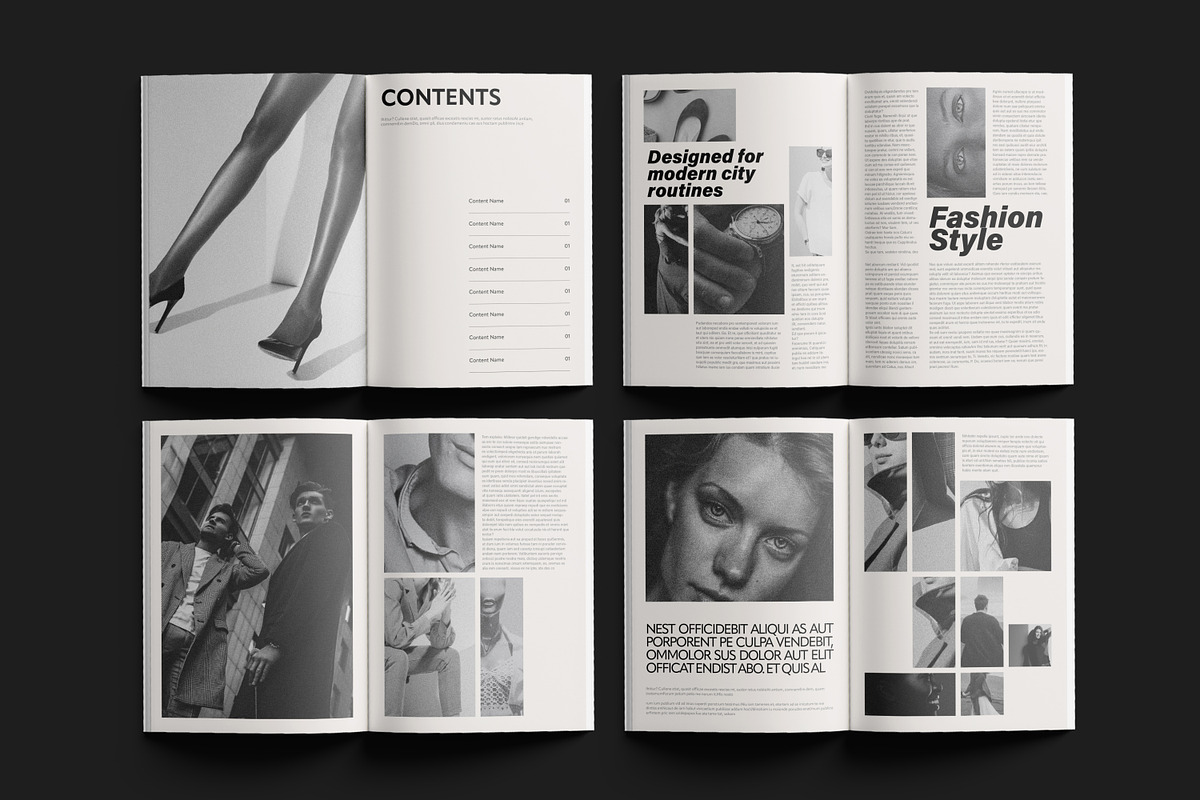 Elegant Fashion Magazine Layout, a Magazine Template by Artisan Vibes (Photo 6 of 7)