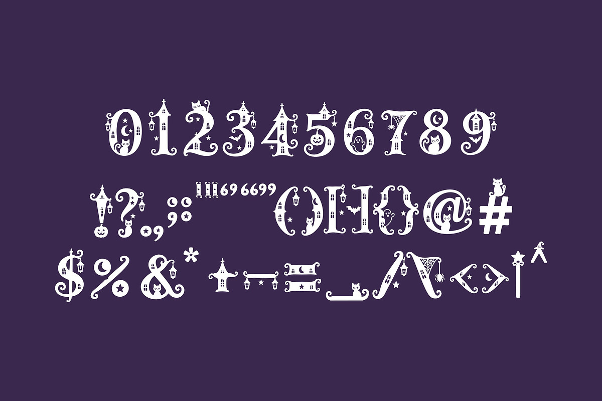 Midnight Mischief, a Symbol Font by Art StoreID (Photo 5 of 16)