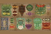 Label Art Nouveau - mega set, a Decorative Illustration by Stanislav Kharchevskyi (Thumbnail 11 of 12)