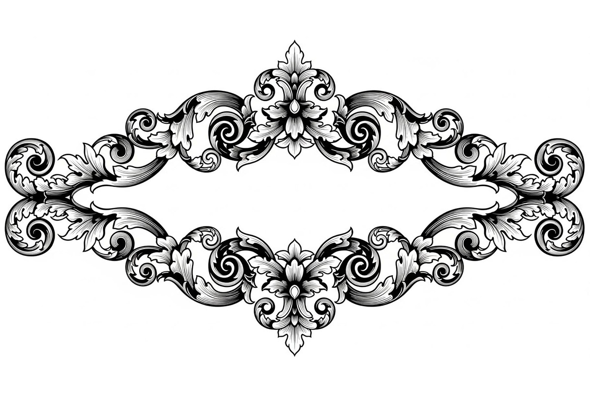 Ornamental Vintage Frame Border Bund, an Illustration by Creativeshirt (Photo 11 of 31)