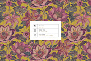 Exotic Blooms, Luxury Pattern Design, a Pattern Graphic by TSTUDIO (Thumbnail 4 of 14)