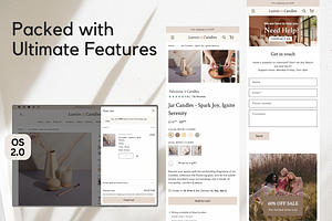 Candles Minimal Shopify Theme