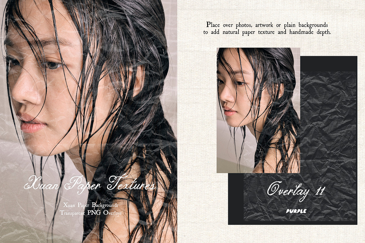 Xuan Paper Textures & PNG Overlays, a Texture Graphic by Purple (Photo 14 of 19)