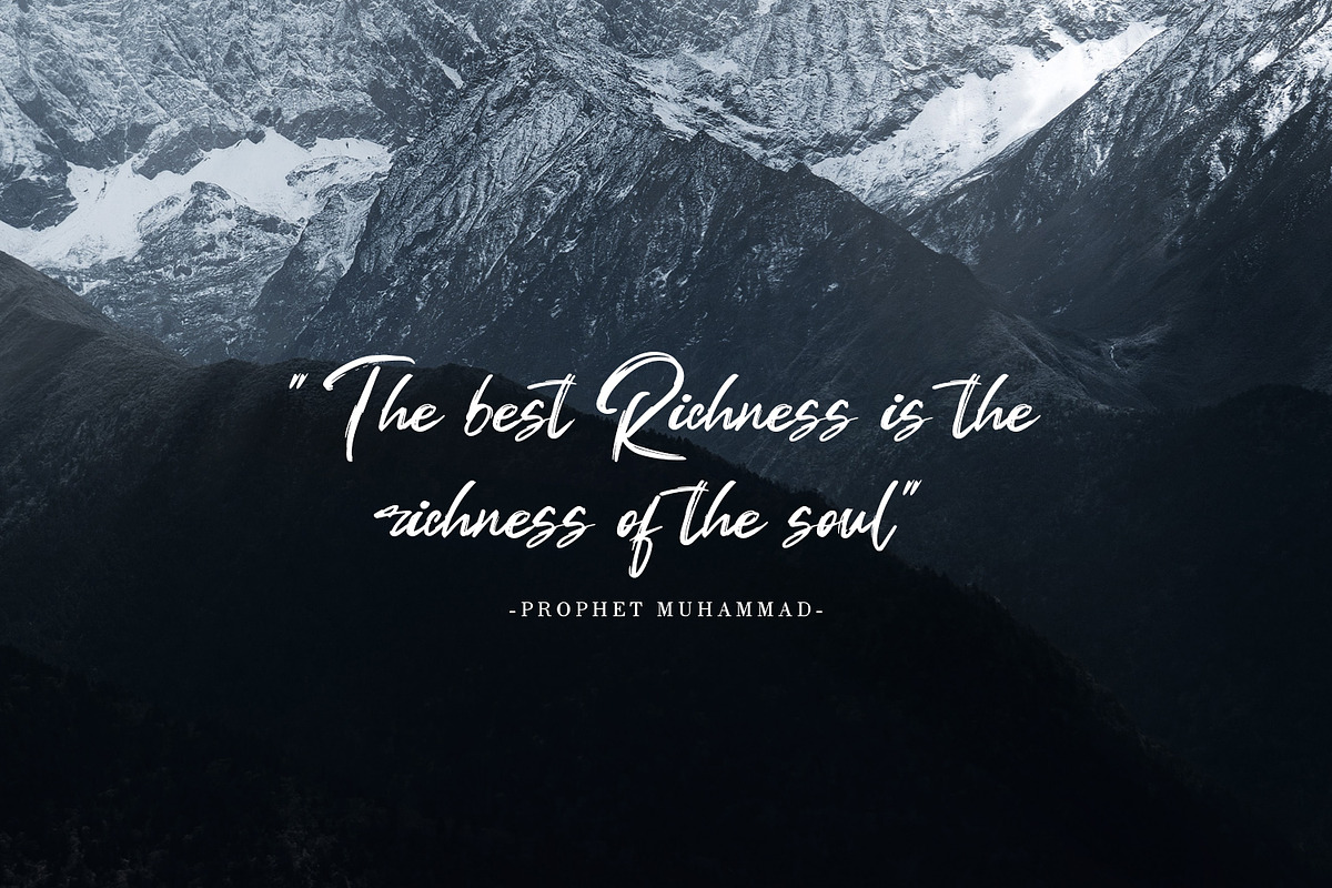 Bilal Brush Handwritten Font preview 4