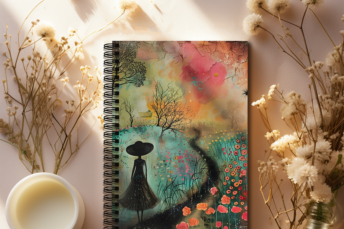 SPRING POETIC LANDSCAPE JUNK JOURNAL, a Seasonal Illustration by Daring Digies (Photo 7 of 7)