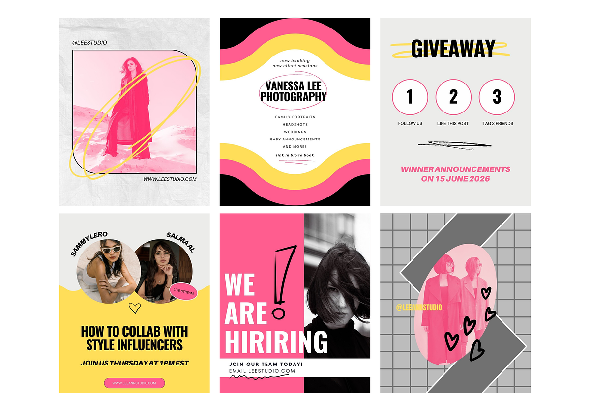 Fearless Feed Instagram Posts, a Social Media Template by Hell Yeah Designs (Photo 8 of 8)