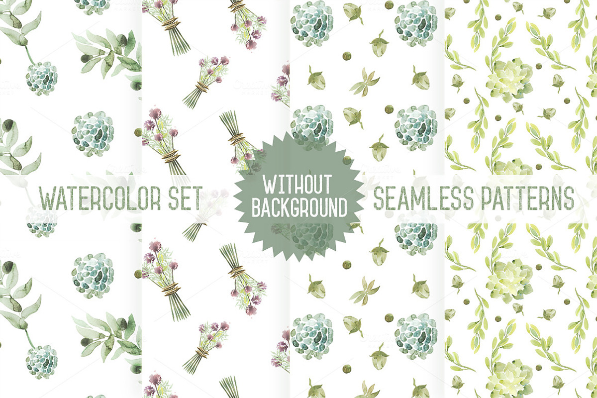 Floral Patterns Bundle 90% OFF, a Pattern Graphic by Spasibenko Art (Photo 13 of 21)
