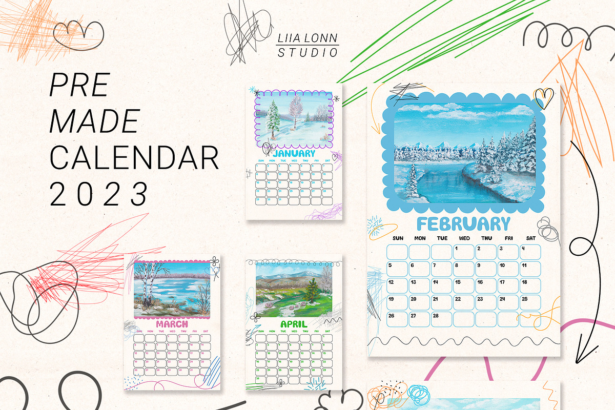 DIY your calendar, an Object Graphic by LiiaLonn Studio (Photo 2 of 5)