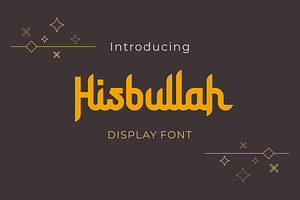 Hisbullah, a Script Font by ARToni