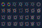 fireworks explosion design vector, a Branding & Logo Template by BARONSTD (Thumbnail 1 of 3)