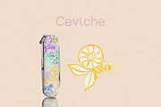 Ceviche pattern, a Pattern Graphic by Anny Cecilia Walter (Thumbnail 3 of 3)
