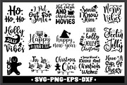 Christmas Quotes Svg Bundle Set, a Texture Graphic by EllaMaiyaali (Thumbnail 2 of 3)