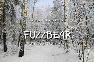 Fuzzbear - Playful Handwritten Font