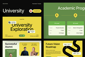 University - Powerpoint Template, a Presentation Template by YossyOneStd