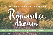 48 Social Media Templates - Romantic, a Social Media Template by DESIGN HQ (Thumbnail 1 of 9)