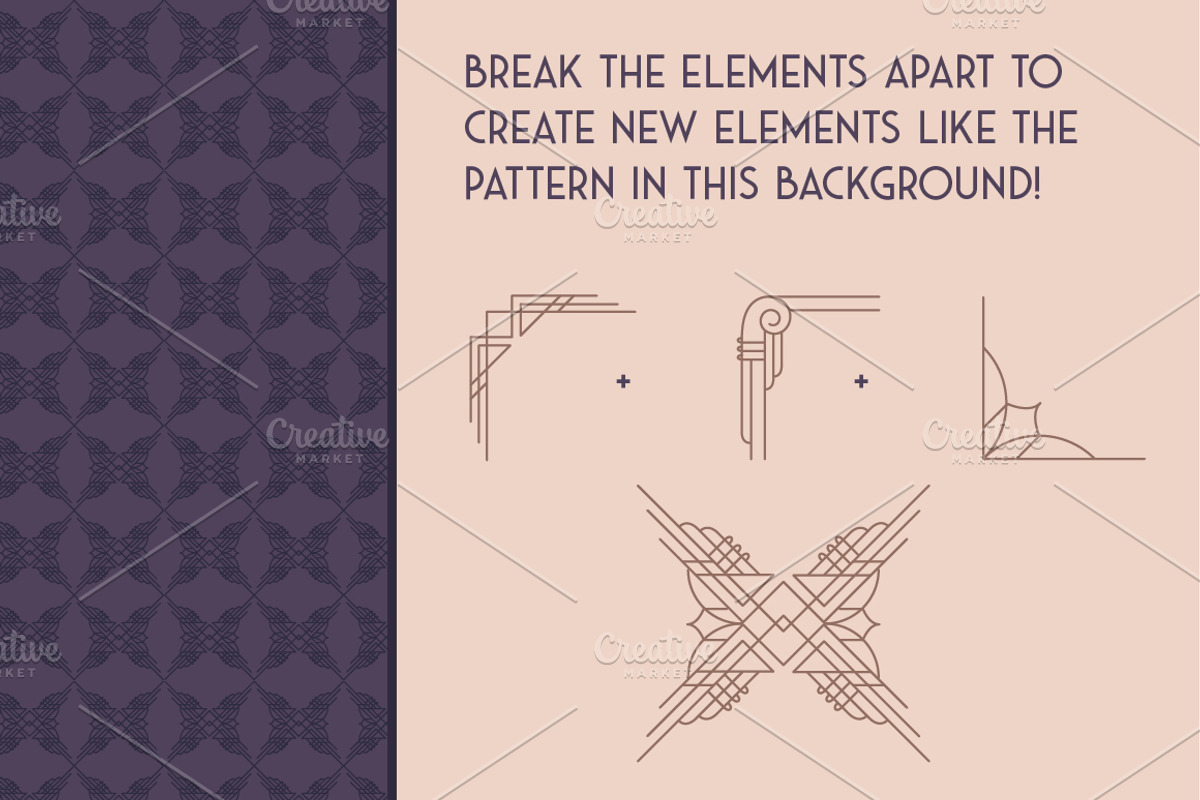 Corner Border Elements Bundle, an Object Graphic by Dandylyon Designs (Photo 12 of 12)