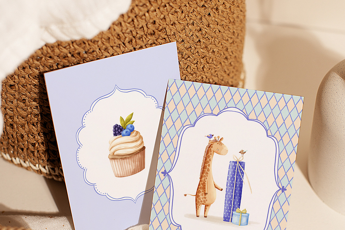 Yummy party - whimsy clipart, a Decorative Illustration by polikarpovaart (Photo 3 of 22)