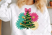 Colorful Boho Glitter Christmas Tree, an Illustration by Craft Nest (Thumbnail 5 of 6)