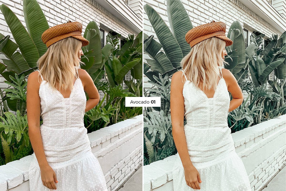 4 Lightroom Presets AVOCADO, an Action Add-On by Graace Studio (Photo 5 of 8)