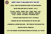 Procreate Fabric Texture Brush Bundl, a Brush Add-On by AlwaysBeColoring (Thumbnail 2 of 15)