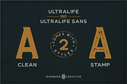 Ultralife Typeface, a Sans Serif Font by IronbirdCreative (Thumbnail 6 of 12)