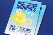 International Work Day Flyer Set, a Flyer Template by graphicook (Thumbnail 2 of 3)