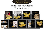 350+ Golden Eclipse Templates, a Social Media Template by ResumeFabs (Thumbnail 2 of 6)