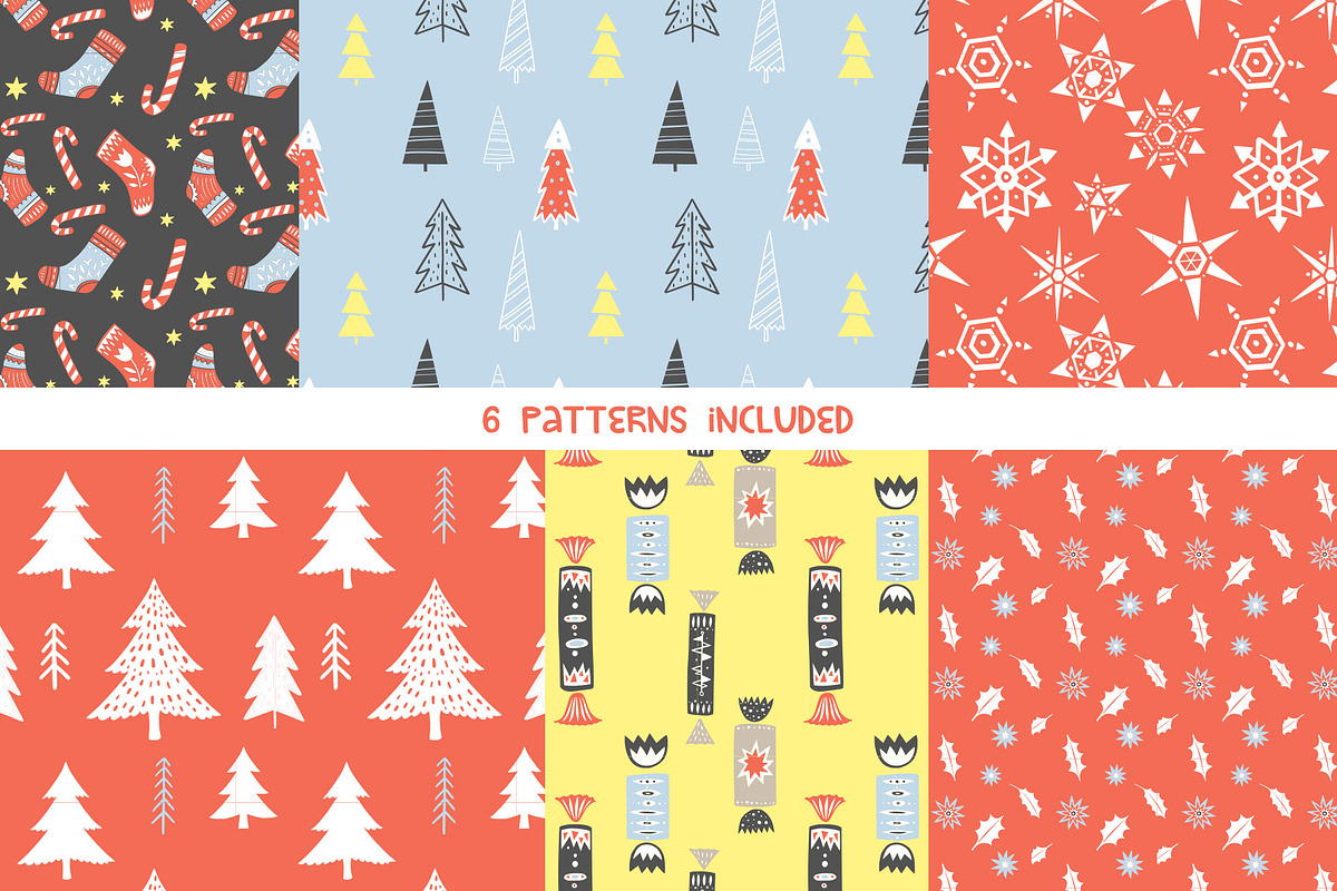 MERRY & BRIGHT - Christmas Set, a Seasonal Illustration by PicByKate (Photo 9 of 11)