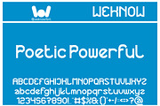 Continuous Thing font, a Sans Serif Font by weknow (Thumbnail 5 of 8)