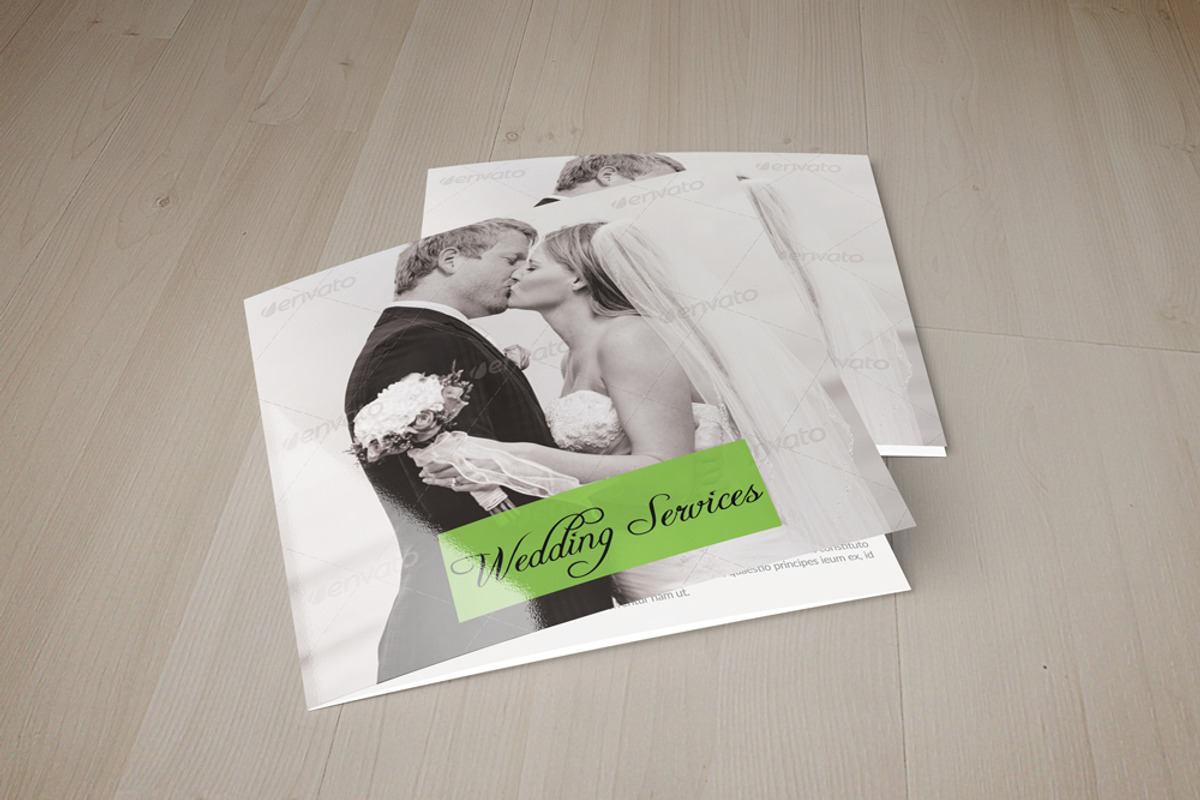 Wedding Tri Fold Brochure, a Brochure Template by Psd Templates (Photo 5 of 5)
