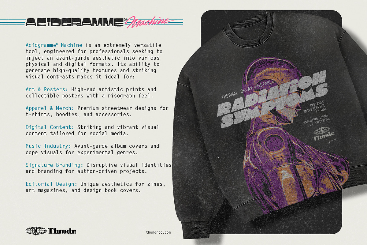 Acidgramme | Vintage Acid Graphics, a Layer Style Add-On by Thundr Co. (Photo 6 of 24)