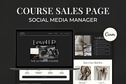 Course Sales Page for Canva, an App Template by Meraki Templates (Thumbnail 1 of 8)