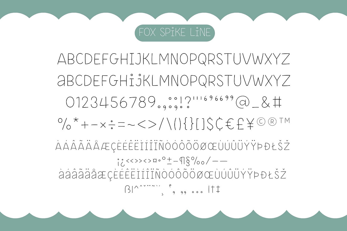 Fox Spike 5 Fonts Style, a Handwritten Font by Fox7 By Rattana (Photo 10 of 11)