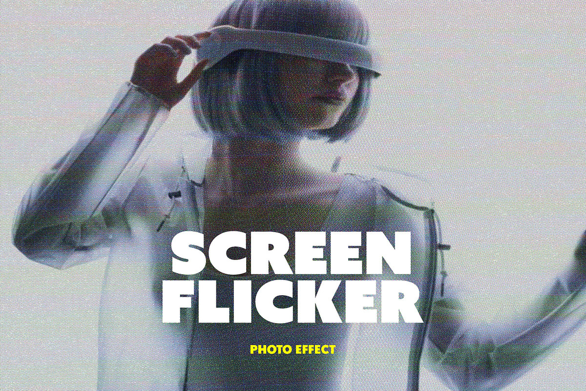 Screen Flicker Photo Effects, a Layer Style Add-On by Design Squad
