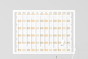 2027 Wall Planner Sunday Start L, a Stationery Template by Olga Begak Art & Design (Thumbnail 3 of 4)