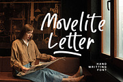Movelite - Bold Handwriting Font, a Font by Bale Type (Thumbnail 1 of 9)