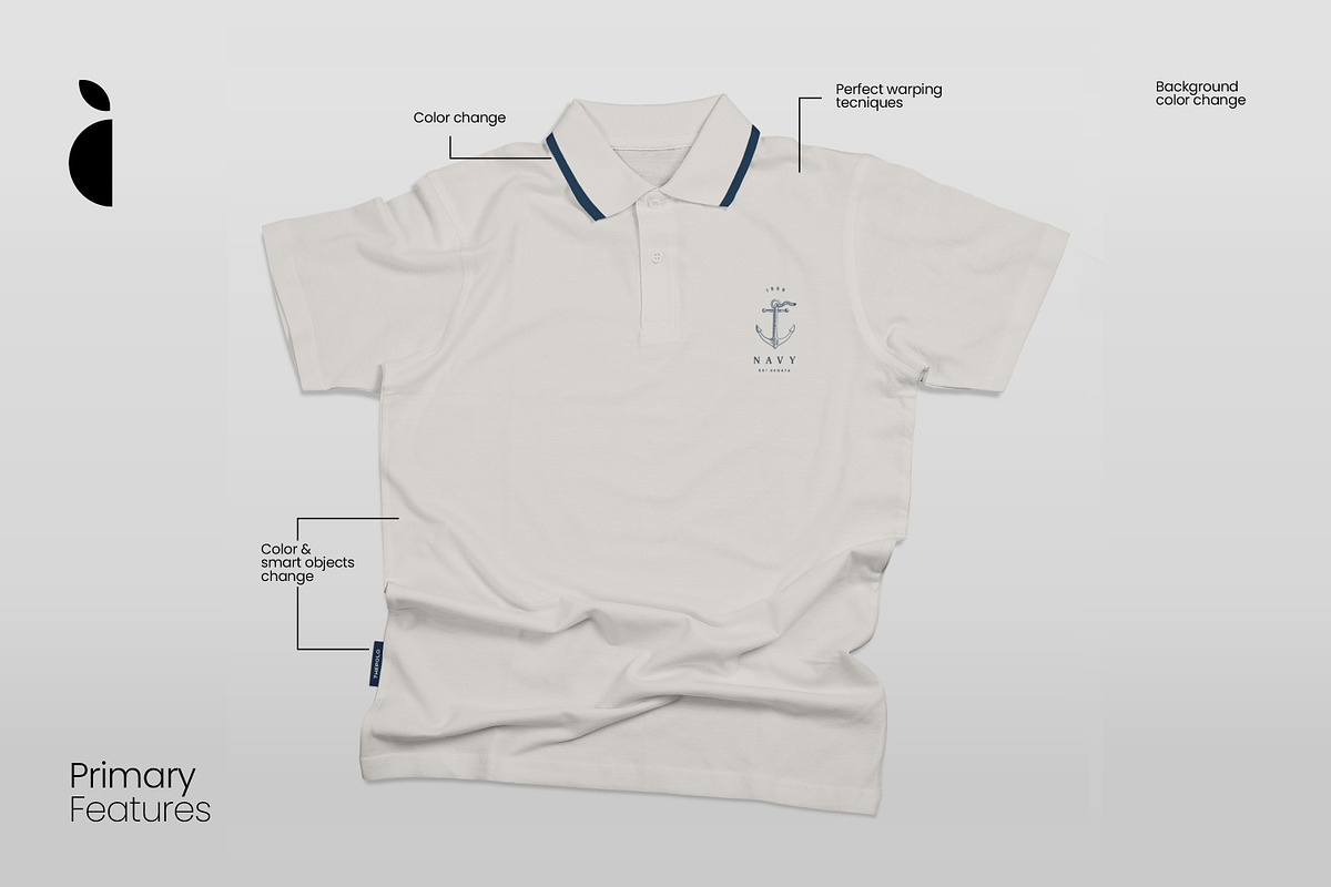 Polo T-Shirt Mockup Kit Vol 1, a Shirt Mockup by Catkie - Digital Art (Photo 2 of 8)