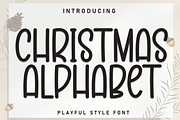 Christmas Alphabet | Script Font, a Script Font by Scratchones (Thumbnail 1 of 8)