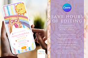 Animated Digital Birthday Invitation, a Presentation Template by katyhappyplanner (Thumbnail 3 of 3)