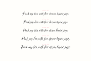 Softspoken Serif, Sans, Script Fonts, a Script Font by VP Fonts (Thumbnail 17 of 18)