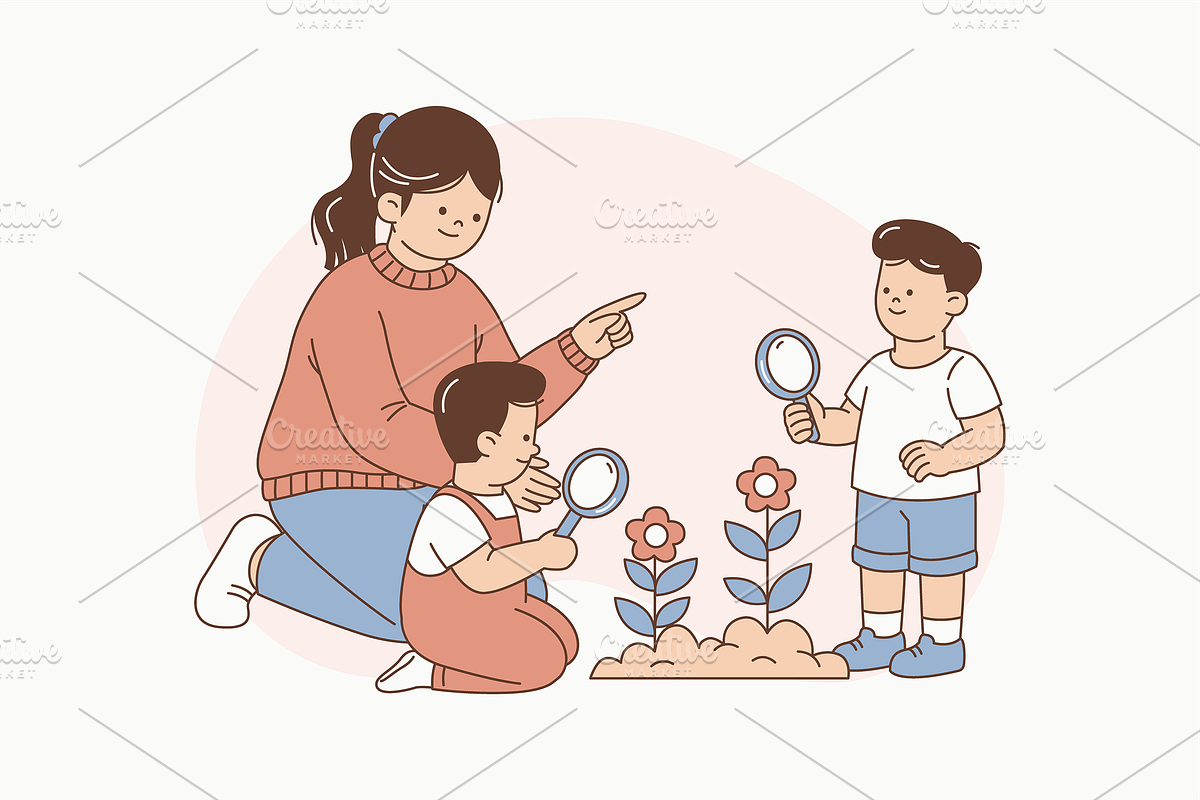 The Nurturing Touch Illustration, an Object Graphic by Jump Studio (Photo 5 of 12)