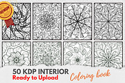 KDP Interiors, Flower Coloring Book, an Illustration by Jaboor Magics (Thumbnail 7 of 8)