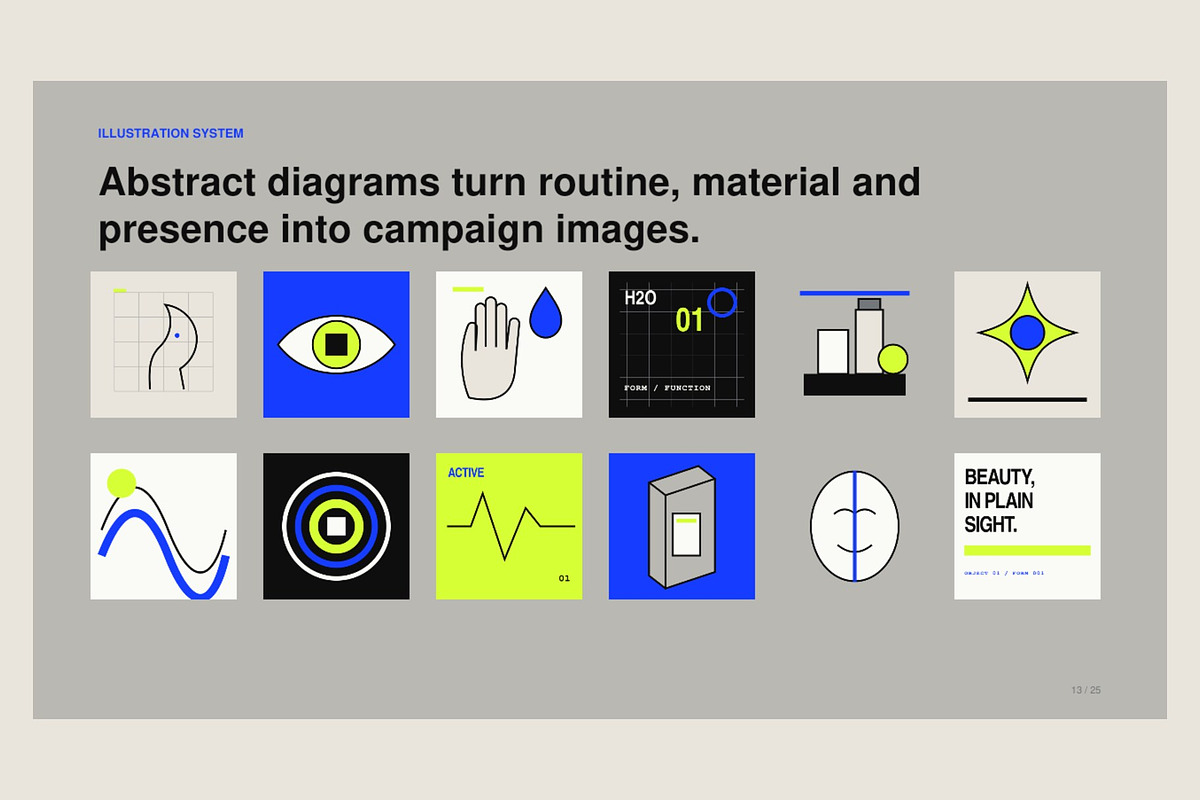 Brutalist Beauty Brand Campaign Kit, a Marketing Template by Dani Shami (Photo 5 of 8)