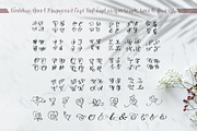 Wedding Heart Monogram Font, a Script Font by Happy Letters (Thumbnail 3 of 7)