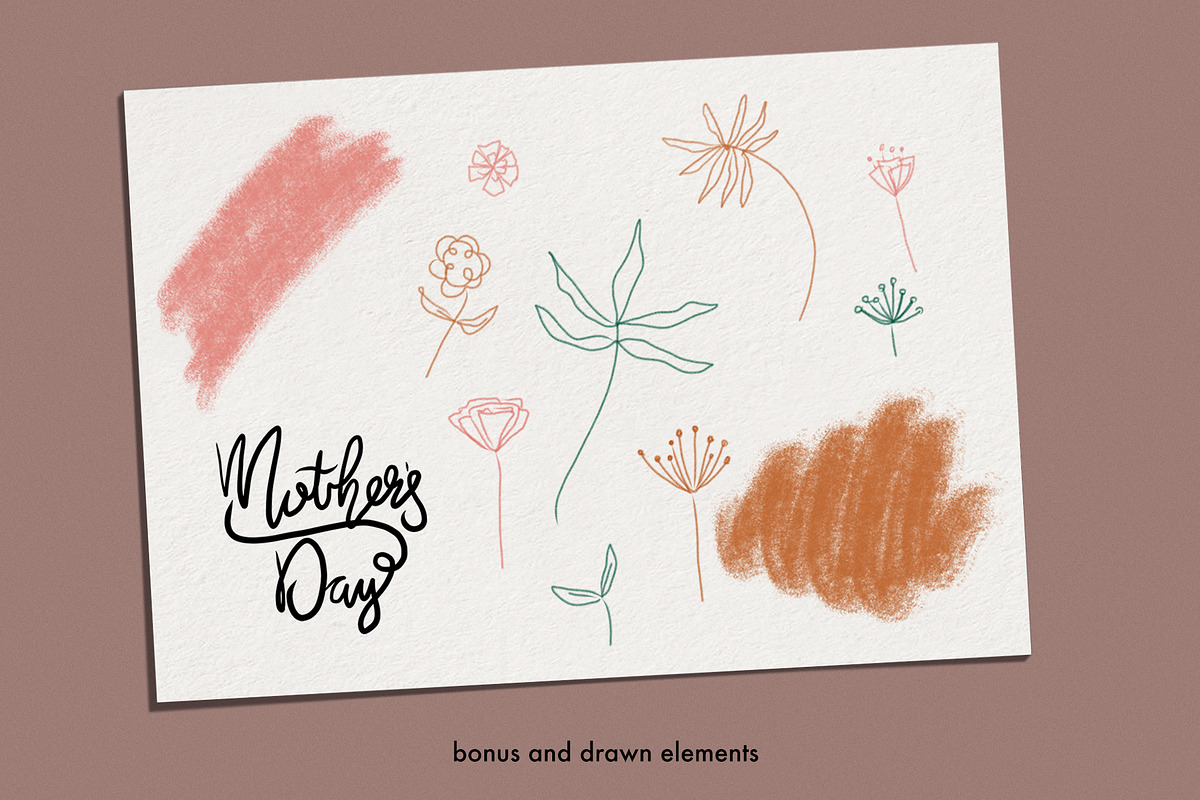 Motherhood line drawing bundle, an Illustration by Negative Space (Photo 4 of 5)