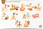 Goose Autumn Watercolor Clipart, an Illustration by Apixsala (Thumbnail 4 of 10)